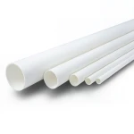 مواسير UPVC ضغط 21.7 بار مقاس 2 إنش سمك 4.47 مم لون أبيض