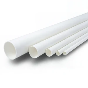 مواسير UPVC ضغط 21.7 بار مقاس 2 إنش سمك 4.47 مم لون أبيض