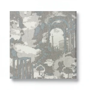 Italian Wall Decoration 10m×1.06m Gray with Beige, Model Z44938