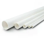 مواسير UPVC ضغط 21.7 بار مقاس 4 إنش سمك 8.46 مم لون أبيض