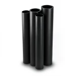 مواسير HDPE PE 63 ضغط 6 بار قطر خارجي 900 مم سمك 51 مم لون أسود