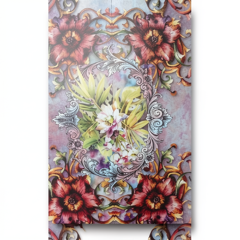 Italian Wall Decoration 10m x 0.73m Multicolor, Model 26107