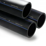 SPS HDPE Pipe PE 100 Pressure 6 Bar Outside Diameter 280 mm Thickness 10.7 mm Black Color