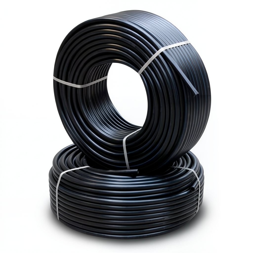HDPE Pipes PE 100 Pressure 16 Bar Outer Diameter 32 mm Thickness 3 mm Black
