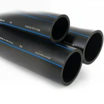 SPS HDPE Pipes  PE 100 Pressure 6 Bar Outside Diameter 225 mm Thickness 8.6 mm Color Black