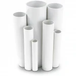 مواسير UPVC التقنية العصرية  ضغط 4 بار  قطر خارجي 630 مم سمك 12.4 مم لون أبيض
