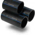 أنابيب HDPE السعودي PE 100 ضغط 10 بار قطر خارجي 280 مم سمك 16.6 مم لون اسود