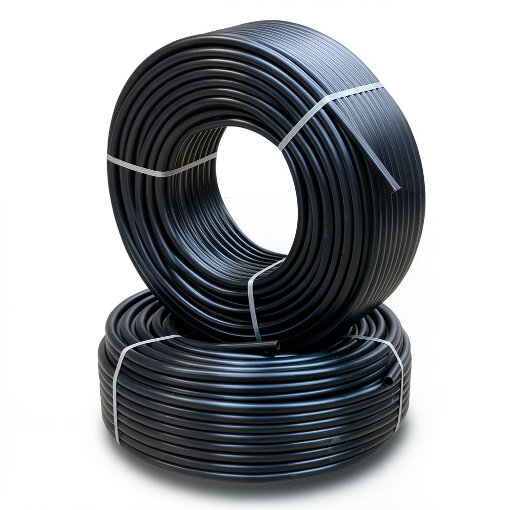 أنابيب HDPE PE 80 ضغط 12.5 بار قطر خارجي 32 مم سمك 3 مم لون أسود
