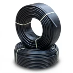 HDPE Pipes PE 80 Pressure 12.5 Bar Outer Diameter 50 mm Thickness 4.6 mm Black