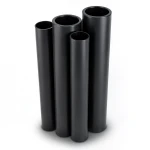 HDPE Pipes PE 63 Pressure 6 Bar Outside Diameter 630 mm Thickness 35.7 mm Black