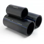أنابيب HDPE السعودي  PE 100 ضغط 10 بار قطر خارجي 250 مم سمك 14.8 مم لون اسود