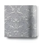 Classic Wall Decoration Gray Color Size 10m×1.06m Model Z46031