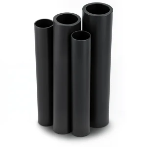 أنابيب HDPE PE 63 ضغط 10 بار قطر 160 مم سمك 14.6 مم لون أسود