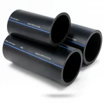 أنابيب HDPE السعودي PE 100 ضغط 10 بار قطر خارجي 280 مم سمك 16.6 مم لون اسود