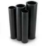 مواسير HDPE PE 63 ضغط 6 بار قطر 1000 مم سمك 56.7 مم لون أسود