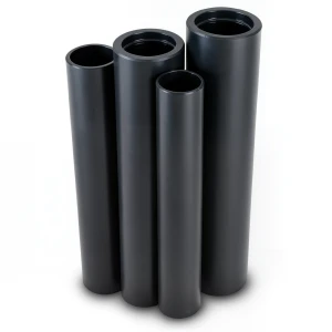 Al-Rajhi HDPE Pipes PE 63 Pressure 6 Bar Outside Diameter 1200 mm Thickness 68 mm Black