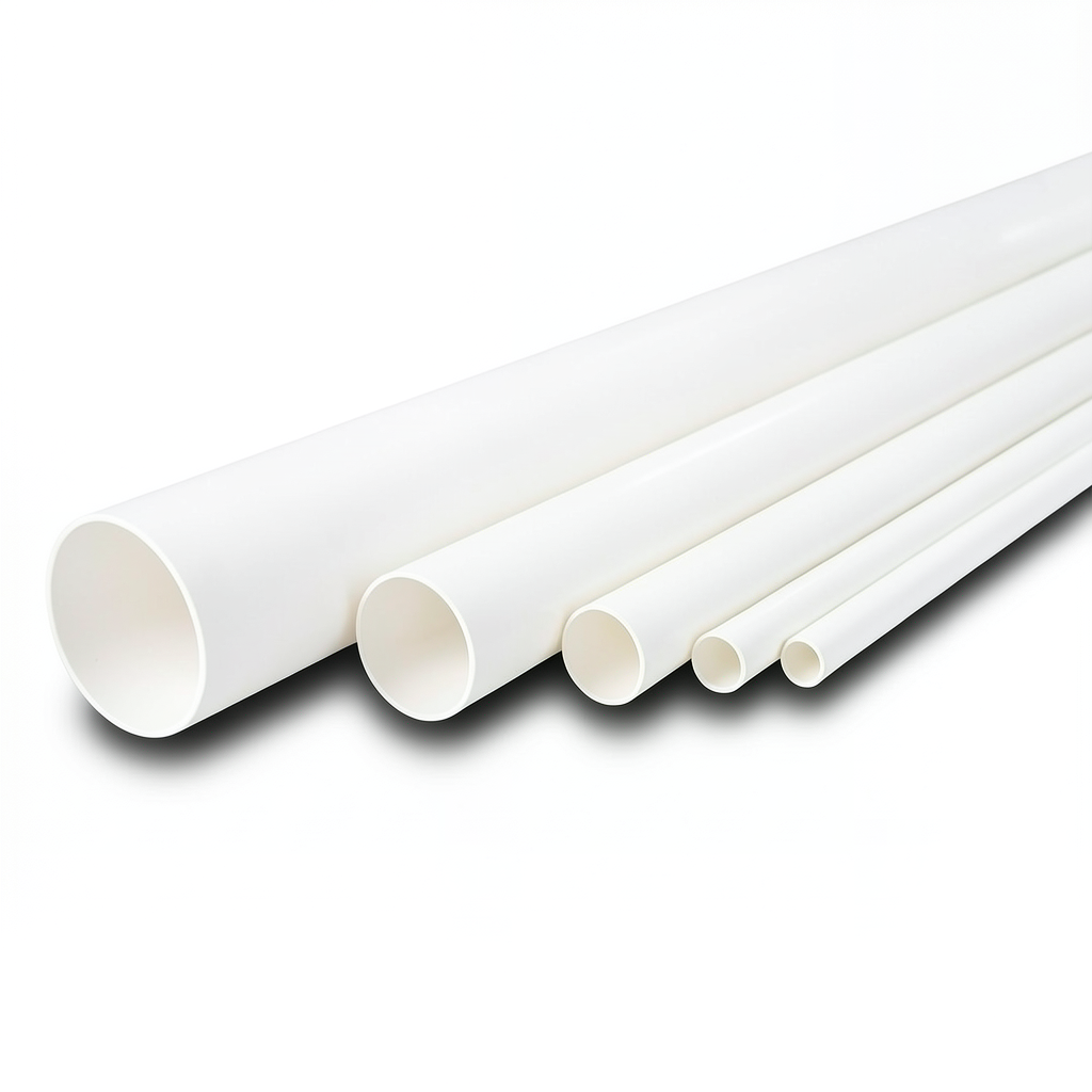 مواسير UPVC ضغط 17.2 بار مقاس 3/4 إنش قطر خارجي، سمك 1.57 مم أبيض