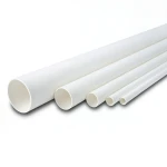مواسير UPVC ضغط 21.7 بار مقاس 3/4 إنش سمك 1.98 مم لون أبيض
