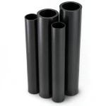 أنابيب HDPE PE 63 ضغط 10 بار قطر 140 مم سمك 12.7 مم لون أسود