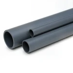 UPVC Pipes 1 Inch Size, 3.4 mm Thickness, Dark Gray