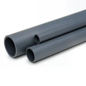 مواسير UPVC مقاس 1 إنش، سمك 3.4 مم، لون رمادي غامق