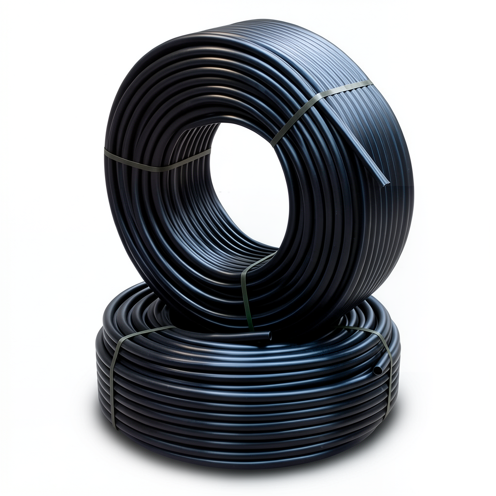 أنابيب HDPE PE 80 ضغط 12.5 بار قطر خارجي 50 مم سمك 4.6 مم لون أسود