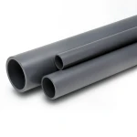 مواسير UPVC مقاس ½ إنش سمك 3.7 مم لون رمادي غامق