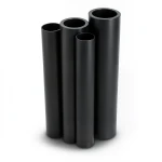 أنابيب HDPE PE 63 ضغط 10 بار قطر 160 مم سمك 14.6 مم لون أسود