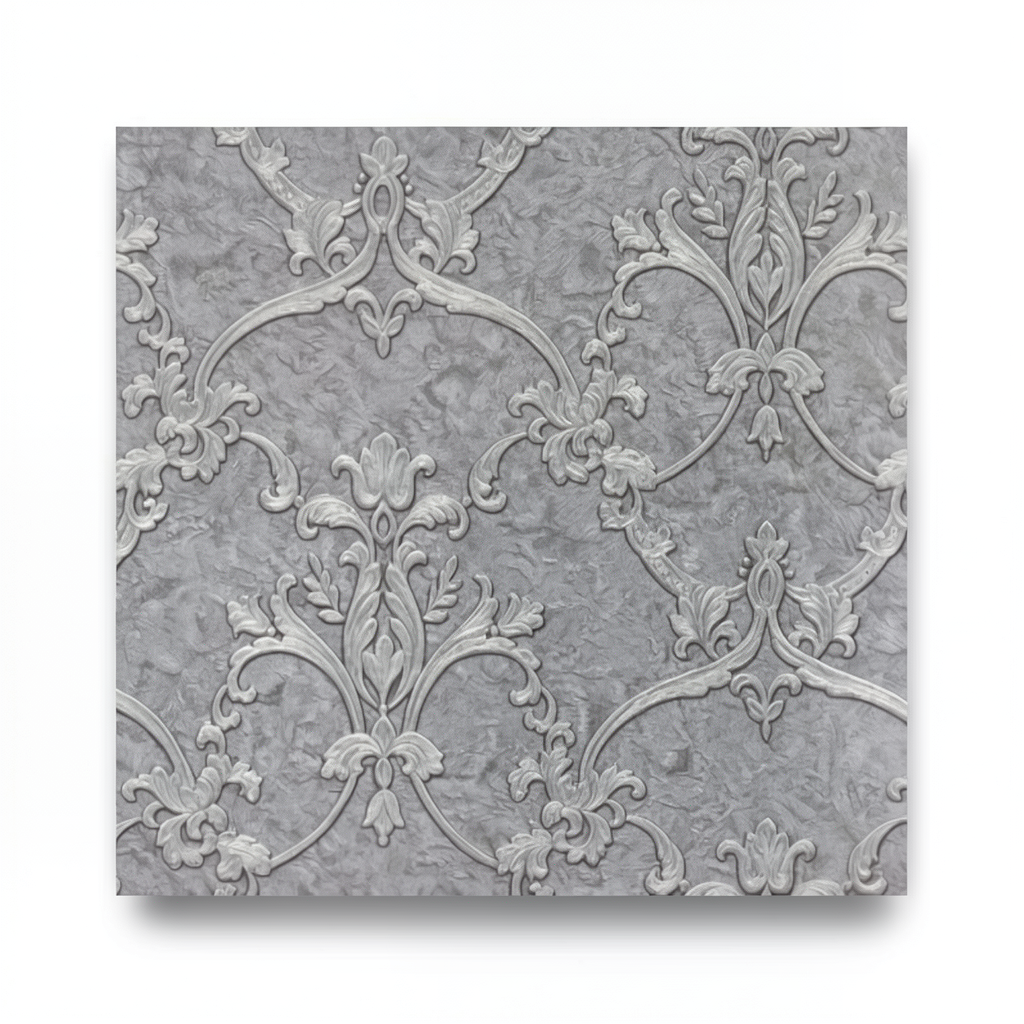 Classic Wall Decoration Gray Color Size 10m×1.06m Model Z46031