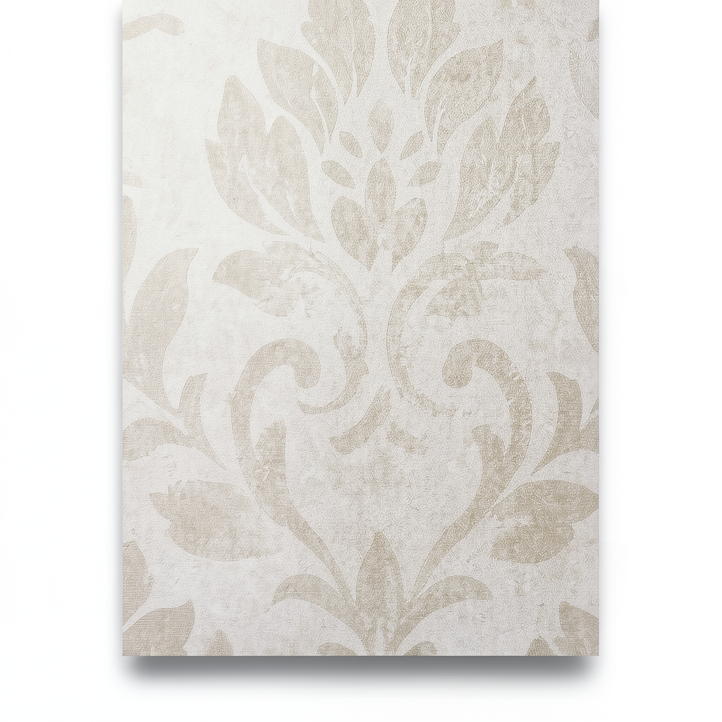 Patterned Wallpaper 10m x 0.73m Beige Color, Model 310003