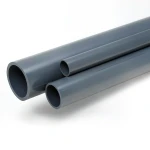 مواسير UPVC مقاس 1 إنش سمك 4.5 مم لون رمادي غامق