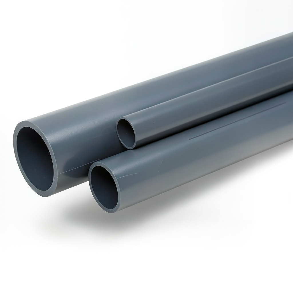 UPVC Pipes 1 Inch Thickness 4.5 mm Dark Gray