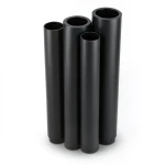 HDPE Pipes PE 63 Pressure 10 Bar Diameter 180 mm Thickness 16.4 mm Black