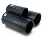 SPS HDPE Pipe PE 100 Pressure 10 Bar Outside Diameter 355 mm Thickness 21.1 mm Black Color