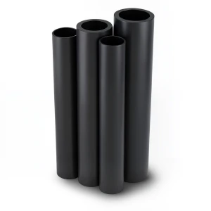 مواسير HDPE البولي ايثيلين الراجحي PE 63 ضغط 10 بار قطر خارجي 250 مم سمك 22.7 مم لون اسود