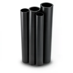 أنابيب HDPE PE 63 ضغط 10 بار قطر 315 مم سمك 28.6 مم لون أسود