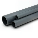 مواسير UPVC ضغط 15 بار مقاس ¾ إنش سمك 1.9 مم لون رمادي غامق