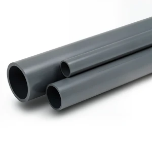 UPVC Pipes Nominal Pressure 15 Bar Size 1 ¼ Inch Thickness 2.7 mm Dark Gray