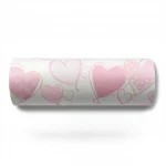 American wall Covering for youth and children, size 10 m x 0.53 m, off white with pink color, model GK8863B 