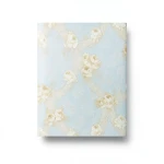Italian Wall Decoration 10m x 0.73m Light Blue with Beige