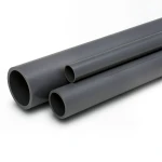 مواسير UPVC مقاس 3/8 إنش سمك 2.3 مم لون رمادي غامق