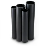 HDPE Pipes PE 63 Pressure 10 Bar Outside Diameter 710 mm Thickness 64.5 mm Black