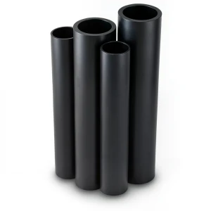 HDPE Pipes PE 63 Pressure 10 Bar Outside Diameter 710 mm Thickness 64.5 mm Black