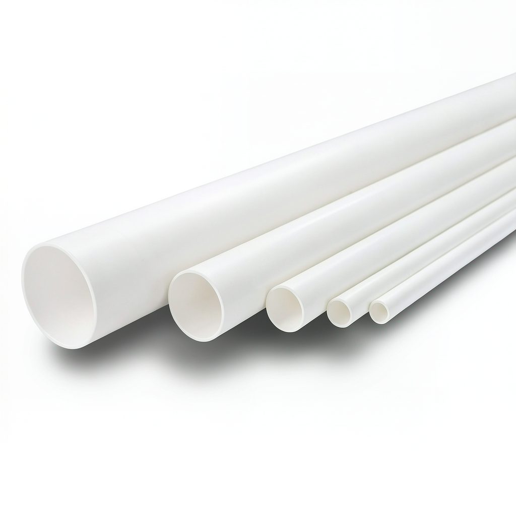 UPVC Pipes Nominal Pressure 17.2 Bar 3/4 inch OD, Thickness 1.57 mm White