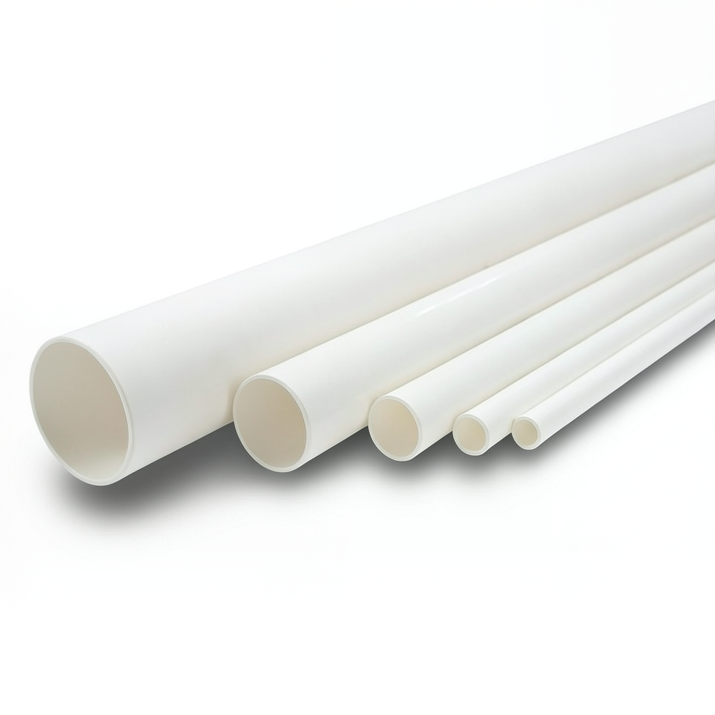 مواسير UPVC ضغط 21.7 بار مقاس 3/4 إنش سمك 1.98 مم لون أبيض