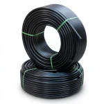 أنابيب HDPE الراجحي PE 100 ضغط 16 بار قطر خارجي 125 مم سمك 11.4 مم لون أسود
