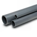 مواسير UPVC مقاس ¾ إنش سمك 2.9 مم لون رمادي غامق