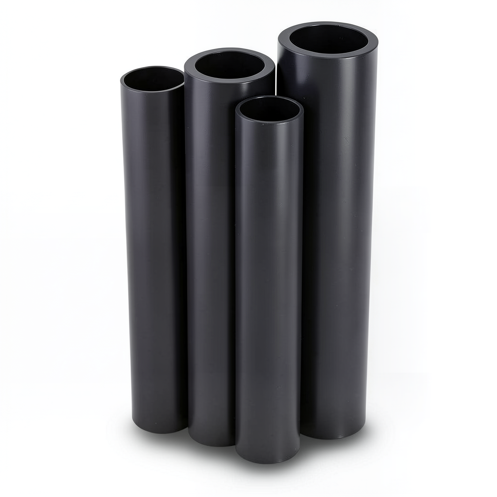 مواسير HDPE الراجحي PE 63 ضغط 15.9 بار قطر 140 مم سمك 19.2 مم لون أسود