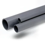 مواسير UPVC مقاس ¼ 1 إنش سمك 3.6 مم لون رمادي غامق