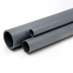 مواسير UPVC مقاس ½ 1 إنش سمك 3.7 مم لون رمادي غامق